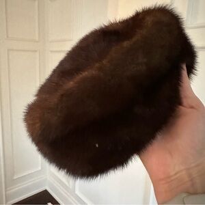 Vintage Brown Fur Hat